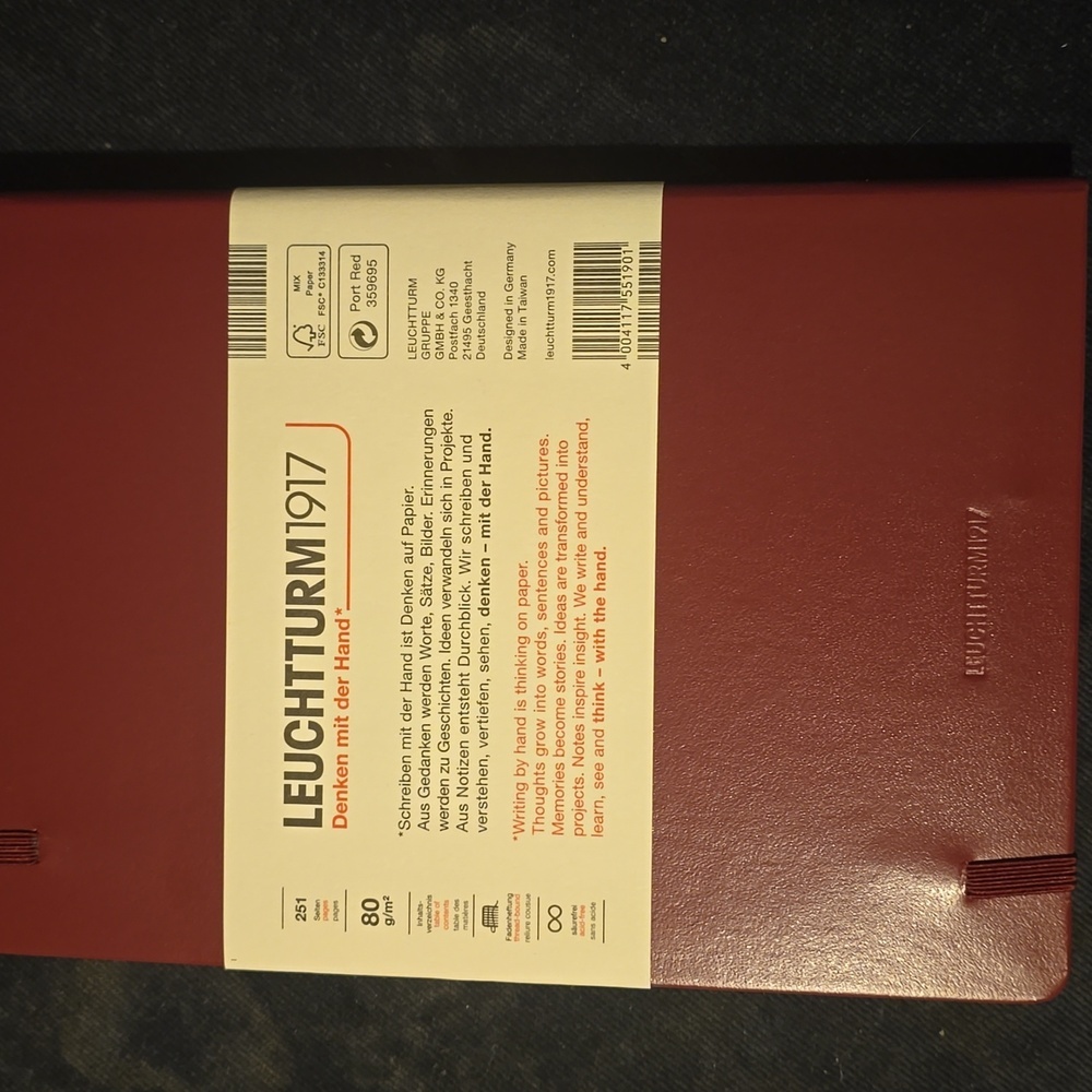 ❤️BUY 5 GET 3 FREE Leuchtturm1917 Dotted Notebook Medium (A5), Retail $25.50US - Picture 7 of 12